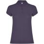 Star damespolo met korte mouwen - Lila - 3XL