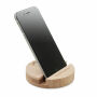 GROW ROUND STAND - Berkenhouten telefoonhouder - Hout
