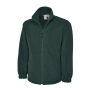 Heavyweight Full Zip Fleece Jacket - XS - Bottle Green