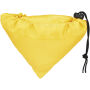 Bungalow opvouwbare polyester boodschappentas 7L - Geel