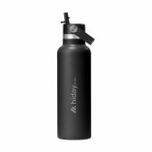 Hydro Flask Standard Mouth with Flex Straw Cap 621 ml waterfles - zwart