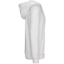Ecologische uniseks sweater met rits en capuchon French Terry Washed Ivory S