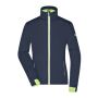 Ladies' Sports Softshell Jacket navy/bright-yellow S