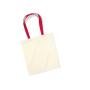 BAG FOR LIFE - CONTRAST HANDLES, NATURAL/CLASSIC RED, One size, WESTFORD MILL