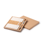 BERET, A5 notitieboek en pennenset - ecru