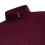 RUS Authentic 1/4 Zip Sweat, Burgundy, 4XL