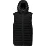 Bodywarmer met capuchon kids black 6-8 Y