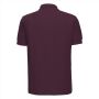 RUS Men Ultimate Cotton Polo, Burgundy, XS