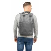 Gerecyclede (900D) polyester rugzak Amalia zwart