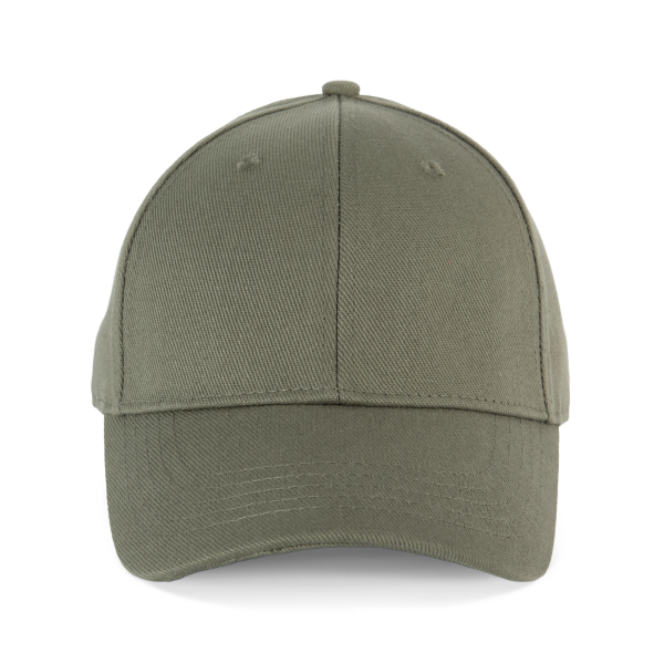 Biologisch katoenen pet met 6 panelen - K-up Gold Label Pale Khaki One Size Biologisch katoenen pet met 6 panelen - K-up Gold Label Pale Khaki One Size