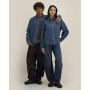 Palmer - De unisex denim overshirt - Mid Wash (XS) Palmer - De unisex denim overshirt - Mid Wash (XS)