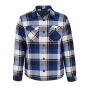 Unisex Checkered Overshirt Noah royal blue 2 (XL/XXL)