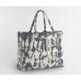 TIE DYE CANVAS TOTE BAG, NATURAL BLACK TIE DYE, One size, WESTFORD MILL