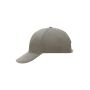6 Panel Cap Laminated beige one size