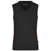 black/red