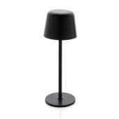Zenic RCS gerecyclede plastic USB oplaadbare tafellamp, zwart