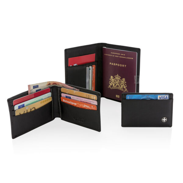 RFID anti-skimming paspoort houder, zwart RFID anti-skimming paspoort houder, zwart