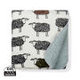 VINGA Sheep GRS rPET fleecedeken, wit