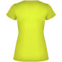 Montecarlo sportshirt met korte mouwen voor dames - Fluor Yellow - 2XL