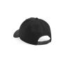 JUNIOR ORGANIC COTTON 5 PANEL CAP, BLACK, One size, BEECHFIELD