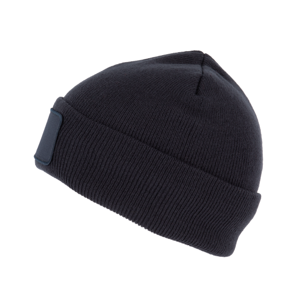 Bonnet avec patch et doublure Thinsulate™ Navy One Size Bonnet avec patch et doublure Thinsulate™ Navy One Size