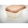 THURSDAY - Lunchbox PP bamboe deksel 1L - Beige