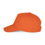 Baseballpet - 5 panelen Orange One Size