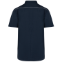 Herenoverhemd van polykatoen met drukknopen Navy 3XL