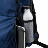 rPET (300D) polyester Ocean Bound Rugzak Tova zwart