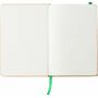 Gerecycled papieren notitieboek (A5) Gianni zwart