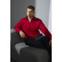 Sweatshirt met rits - Rood, 3XL