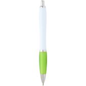 Nash balpen van gerecycled plastic (blauwe inkt) - Limegroen
