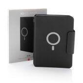 Artic Magnetic 10W draadloos oplaadbaar A5-notitieboek, zwart