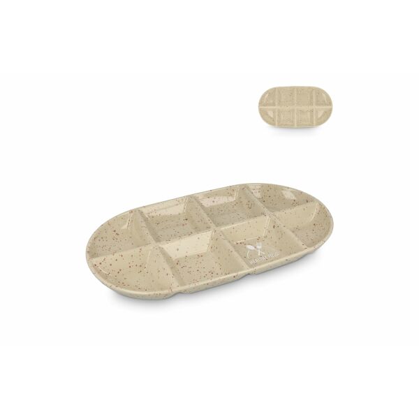 Sagaform Ditte Keramische Serveerschaal 36x20cm - Beige Sagaform Ditte Keramische Serveerschaal 36x20cm - Beige