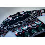 SHAMIS LARGE - Christmas LED sweater L/XL - Black