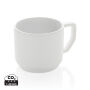 Keramische moderne mok 350 ml, wit, wit