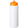 Baseline® Plus grip 750 ml sportfles met sportdeksel - Wit/Oranje Baseline® Plus grip 750 ml sportfles met sportdeksel - Wit/Oranje