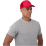 Trucker 5 panel cap - Rood/Rood