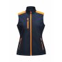Printer Prime Softshell Vest Lady Navy/HVIS Or 3XL