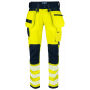6573 Pant stretch Yellow/Navy D112