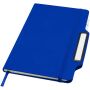 Nexus A5 hard cover notebook with pen and pencil combo (black ink) - Royal blue