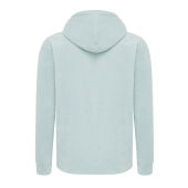 Iqoniq Trivor gerecycled polyester fleece hoodie, iceberg green (S)