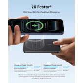 Anker Nano Wireless Power Bank 5K 15W MagGo slim Qi 2.0, zwart