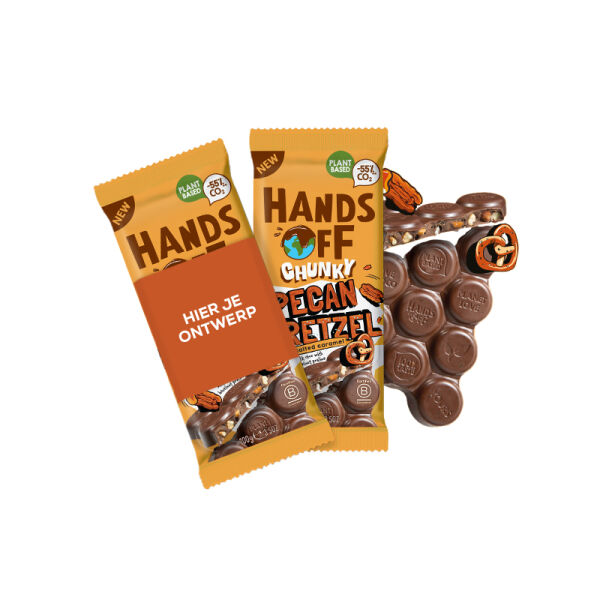 Hands Off My Chocolate - Vegan Reep - Chunky Pecan Pretzel