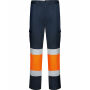 Trousers Daily Stretch Hi-Viz navy blue/fluor orange 58