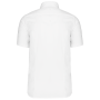 Heren stretch overhemd korte mouwen White XXL Heren stretch overhemd korte mouwen White XXL