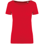 Ecologisch dames T-shirt Poppy Red XS