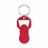 CLAVE - Alu sleutelhanger flesopener - Rood