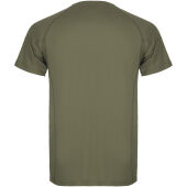 Montecarlo sportshirt met korte mouwen voor heren - Militair groen - S