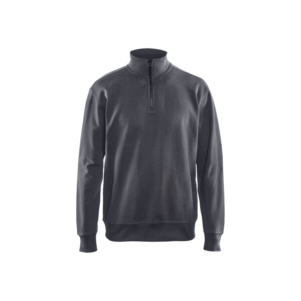 Sweatshirt met halve rits Sweatshirt met halve rits